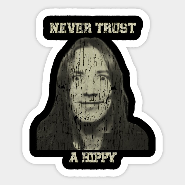 never trust Sticker by manganto80s